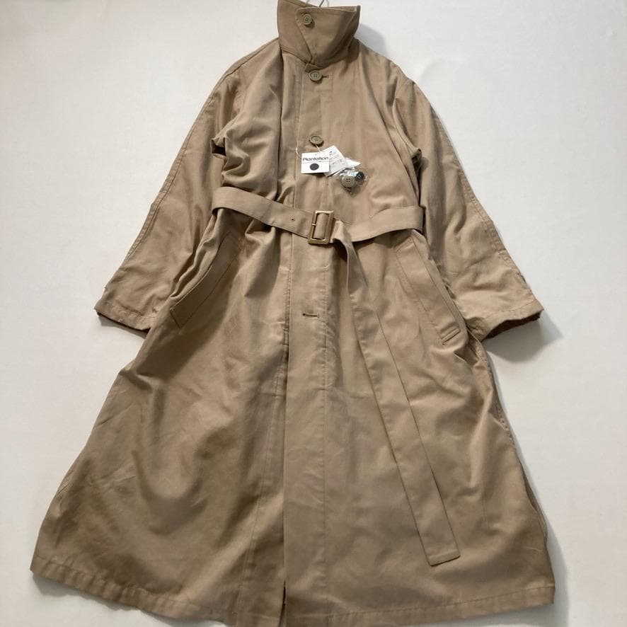 【Nanako】プランテーション　メモリーツイル2WAYトレンチコート