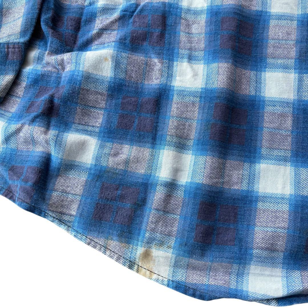 H*中様 50s JC.Penny プリントネルシャツ ヴィンテージ 希少 レア