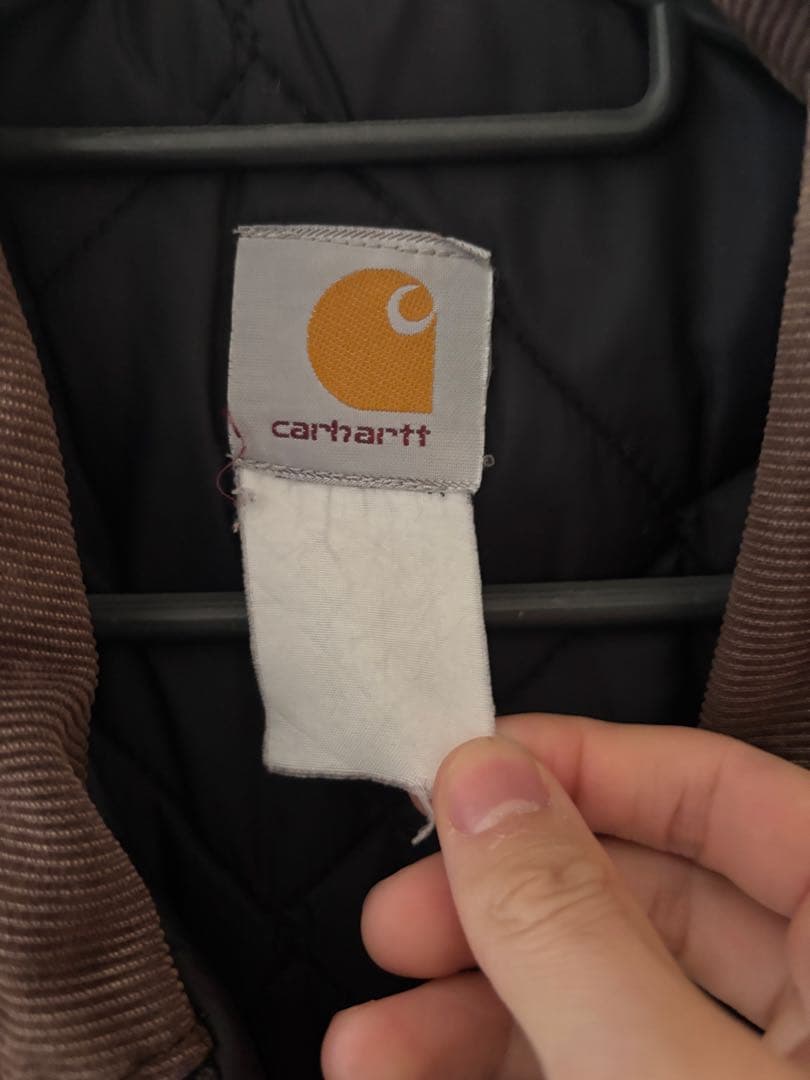 Carhartt ブラック ジップアップジャケット