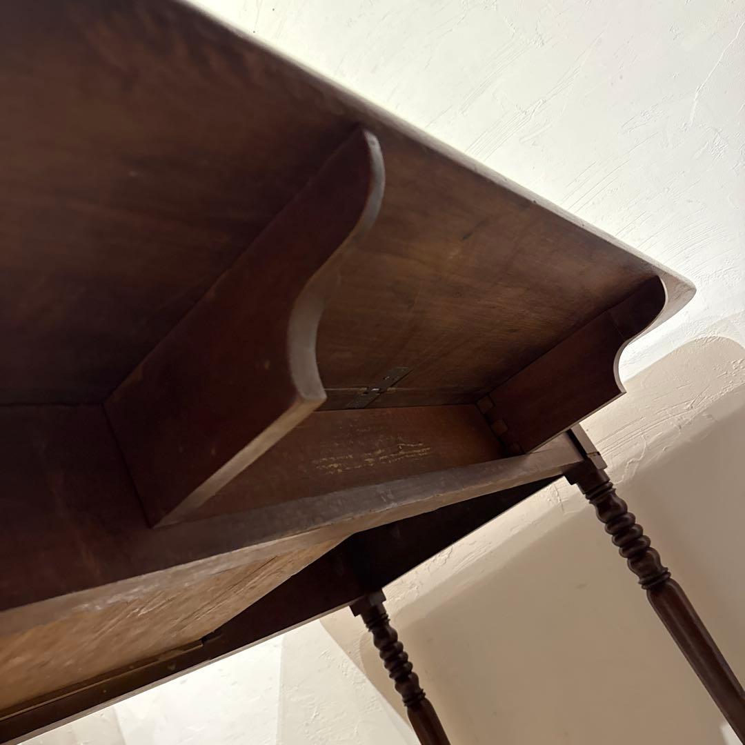 ヴィンテージ　ドロワードロップリーフテーブル