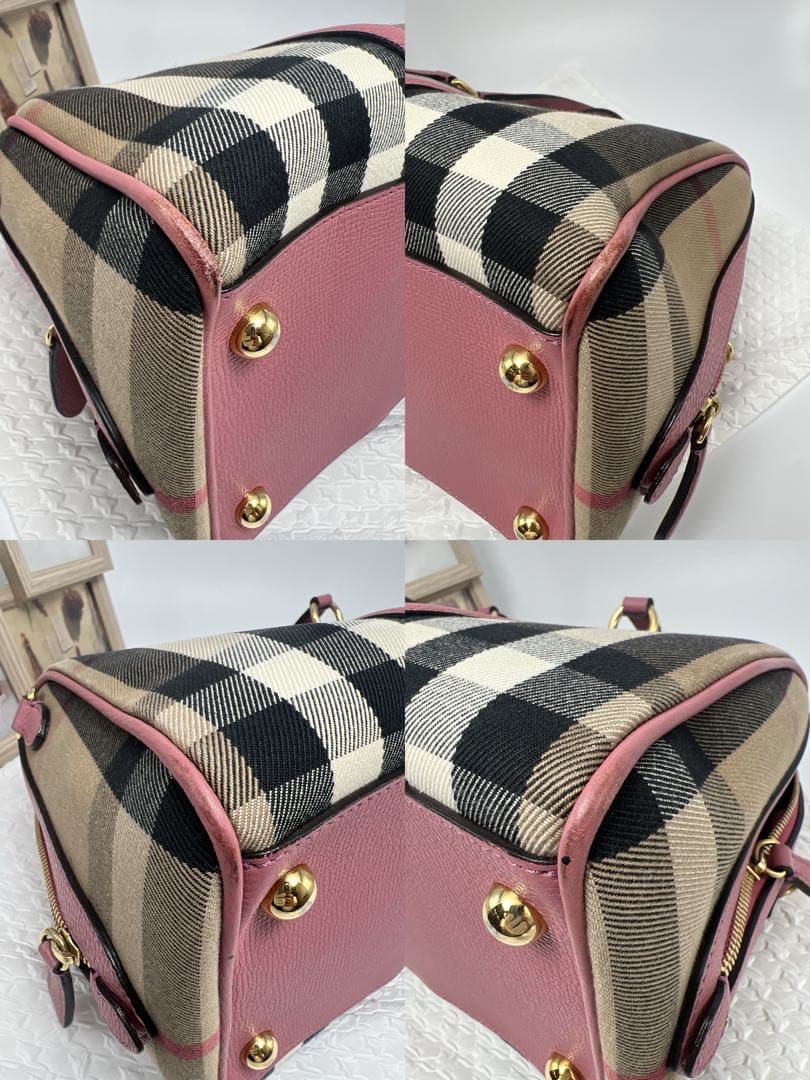ひなあか ✨極美品✨BURBERRY バーバリー2WAYミニボストンバッグ