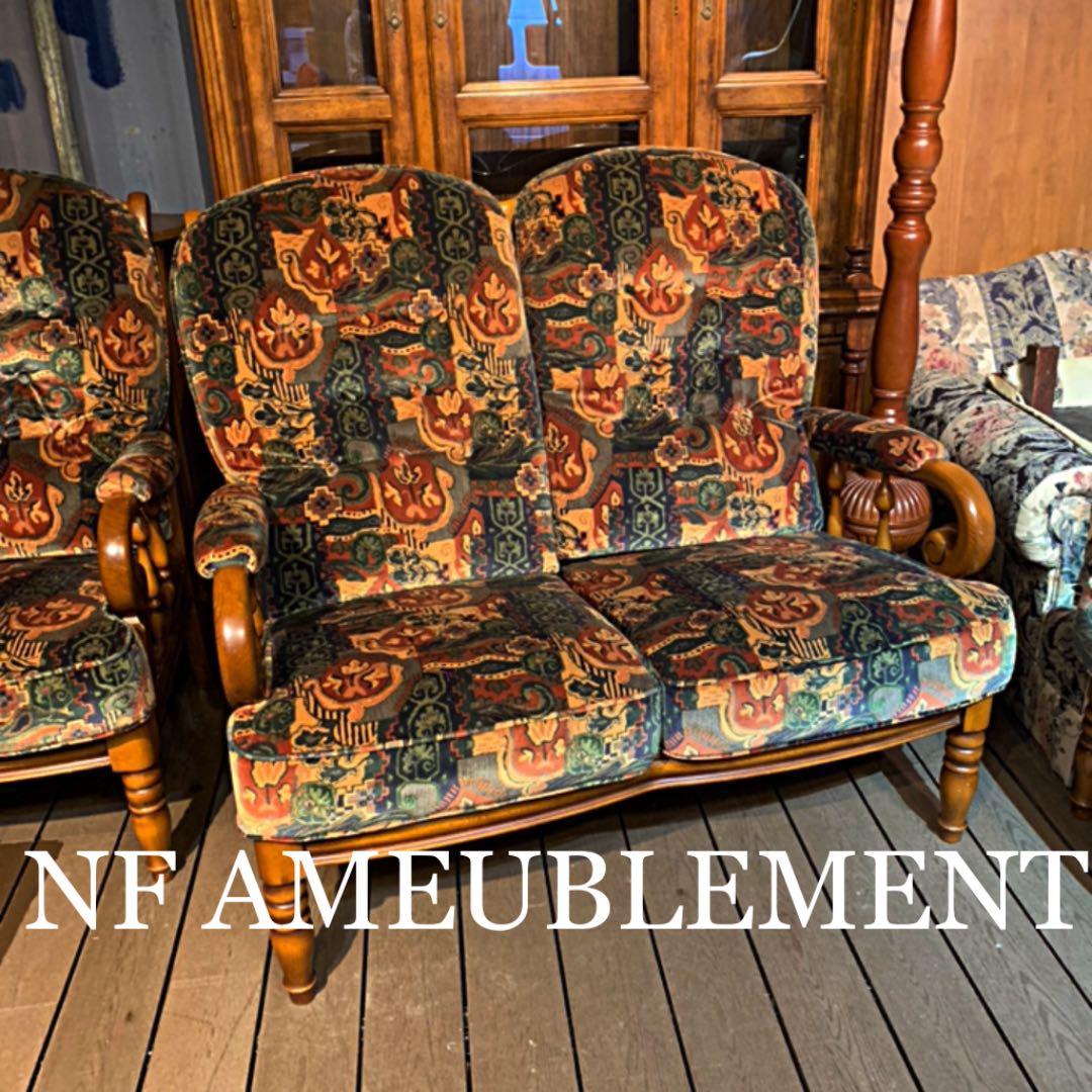 レア NF AMEUBLEMENT 2pソファ