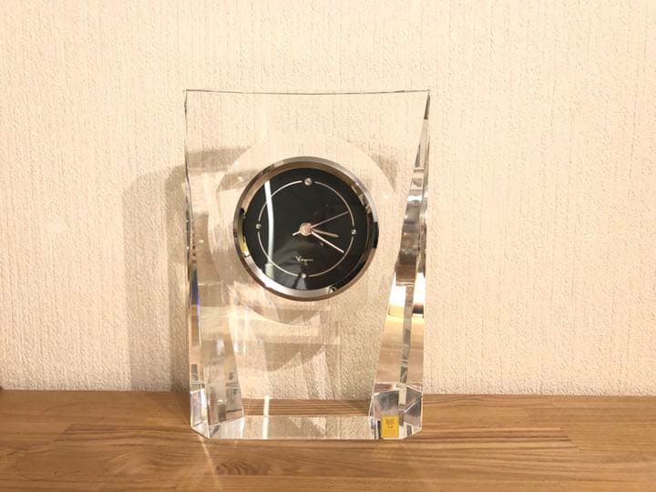 置き時計　オプティカルクロック/カガミクリスタル