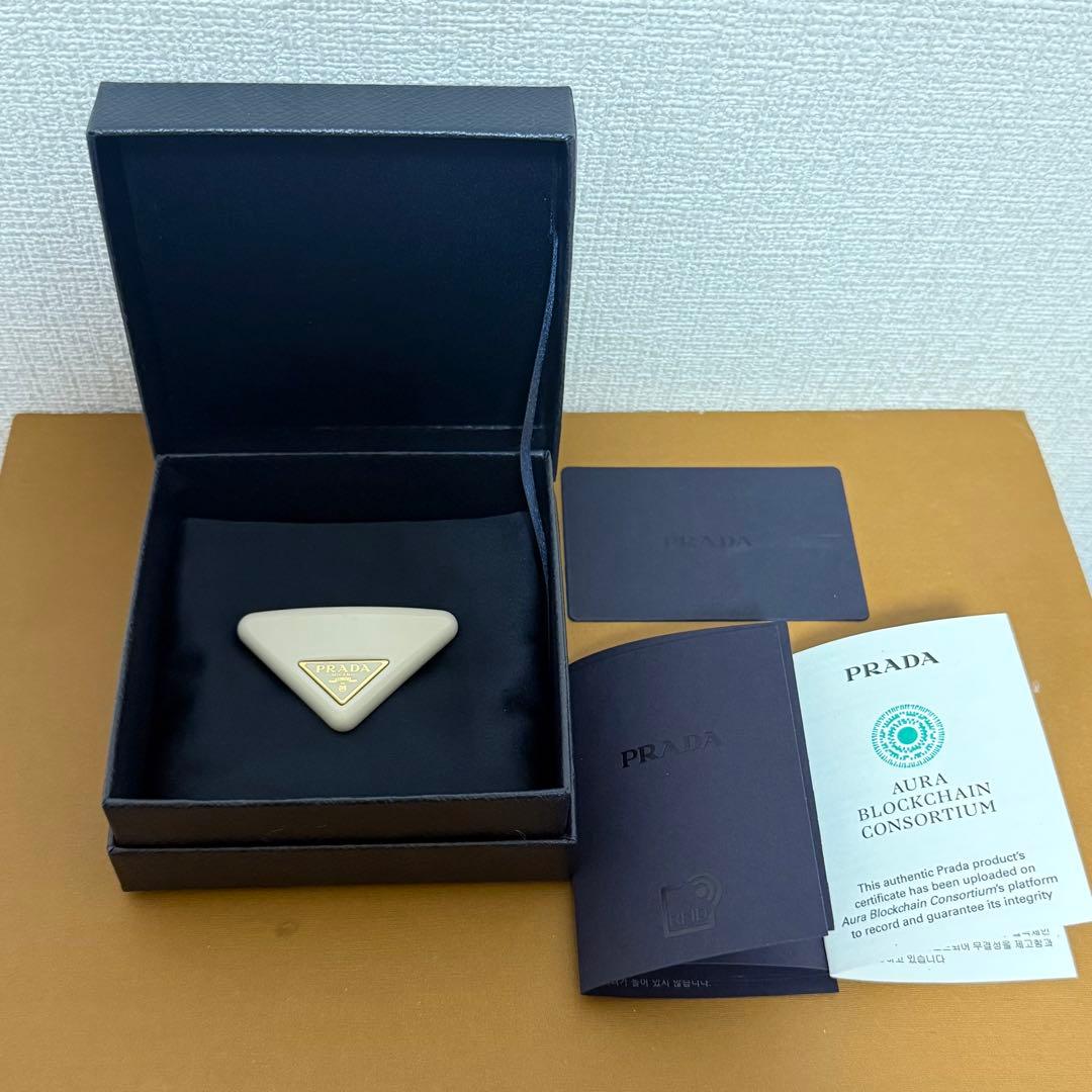 【正規品】 PRADA プラダ プレックス ヘアクリップ