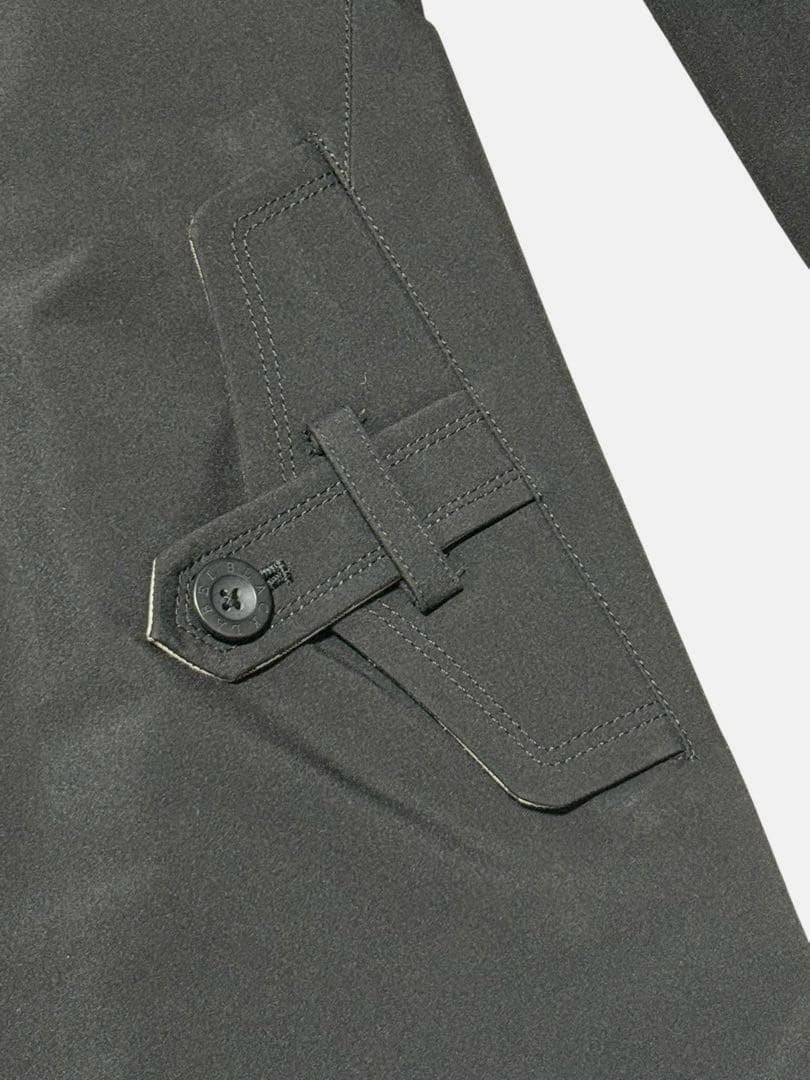 未使用級　バーバリーブラックレーベル　トレンチコート　黒　Lサイズ