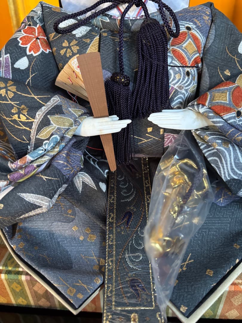 千鶴作　桃山　十二単雛人形