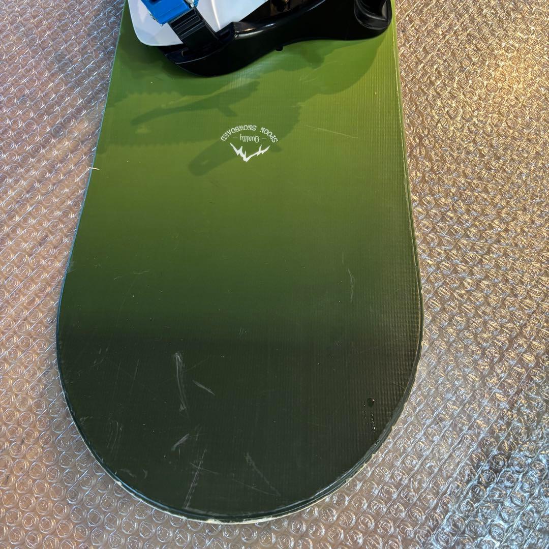 キッズ　子供　スノーボード　ブーツ付　K2 118cm Spoon 23cm