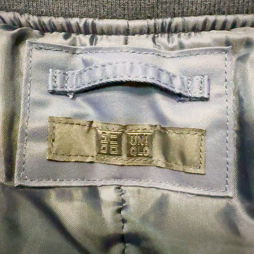 タグ付き未使用　ユニクロ(UNIQLO) MA‐1ブルゾン 紺　ネイビー