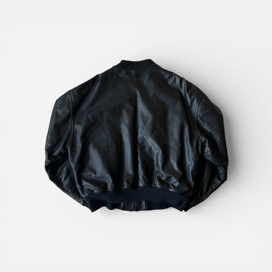 ジャケット・アウター 90s Giorgio Armani Leather Bomber Jacket