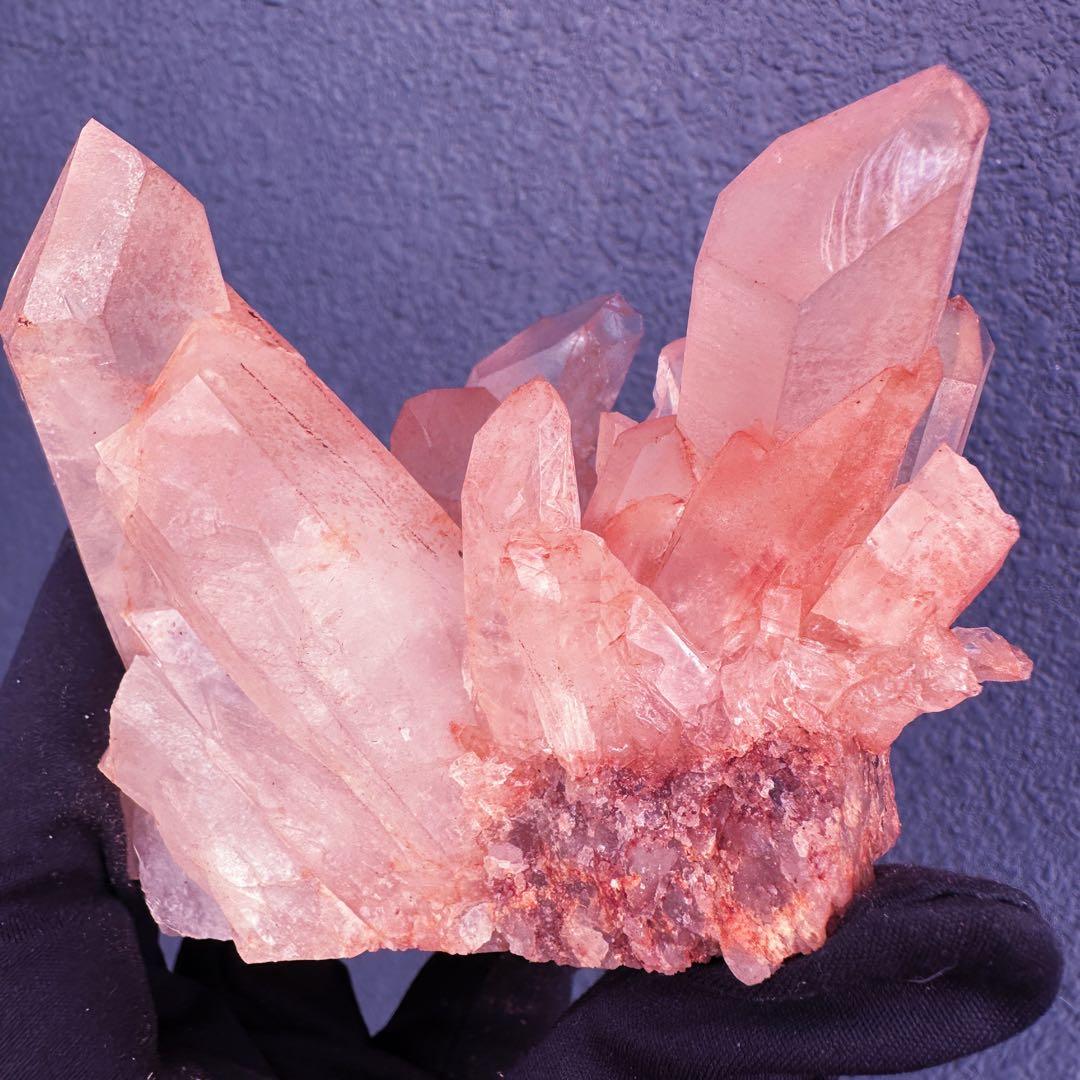 爆レア❗️浄化❗️超綺麗♡超強いパワー ピンク ヒマラヤ クラスター天然石A1467