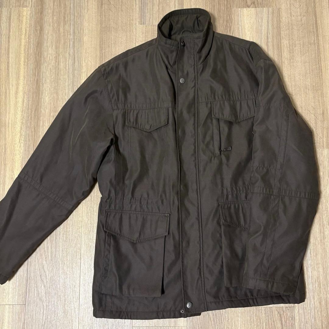 【イタリア製】GIORGIO ARMANI フィールドジャケット XXLブラウン