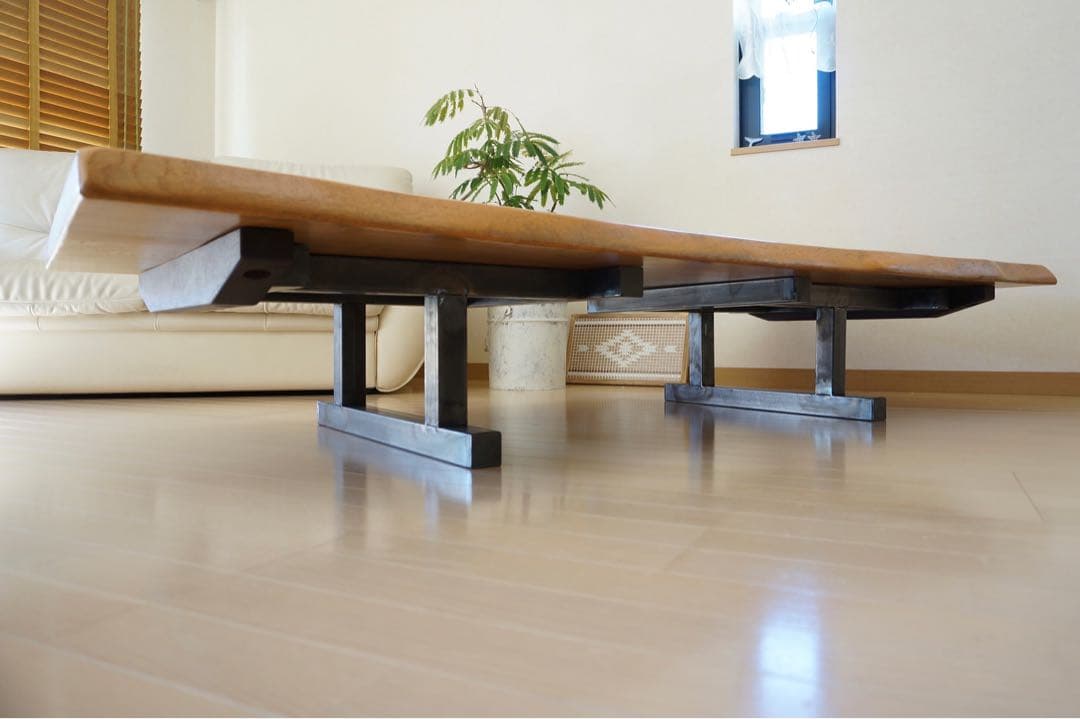 ダイニングテーブル&座卓テーブル用アイアン脚　机　サイズ変更可能　新築　祝い