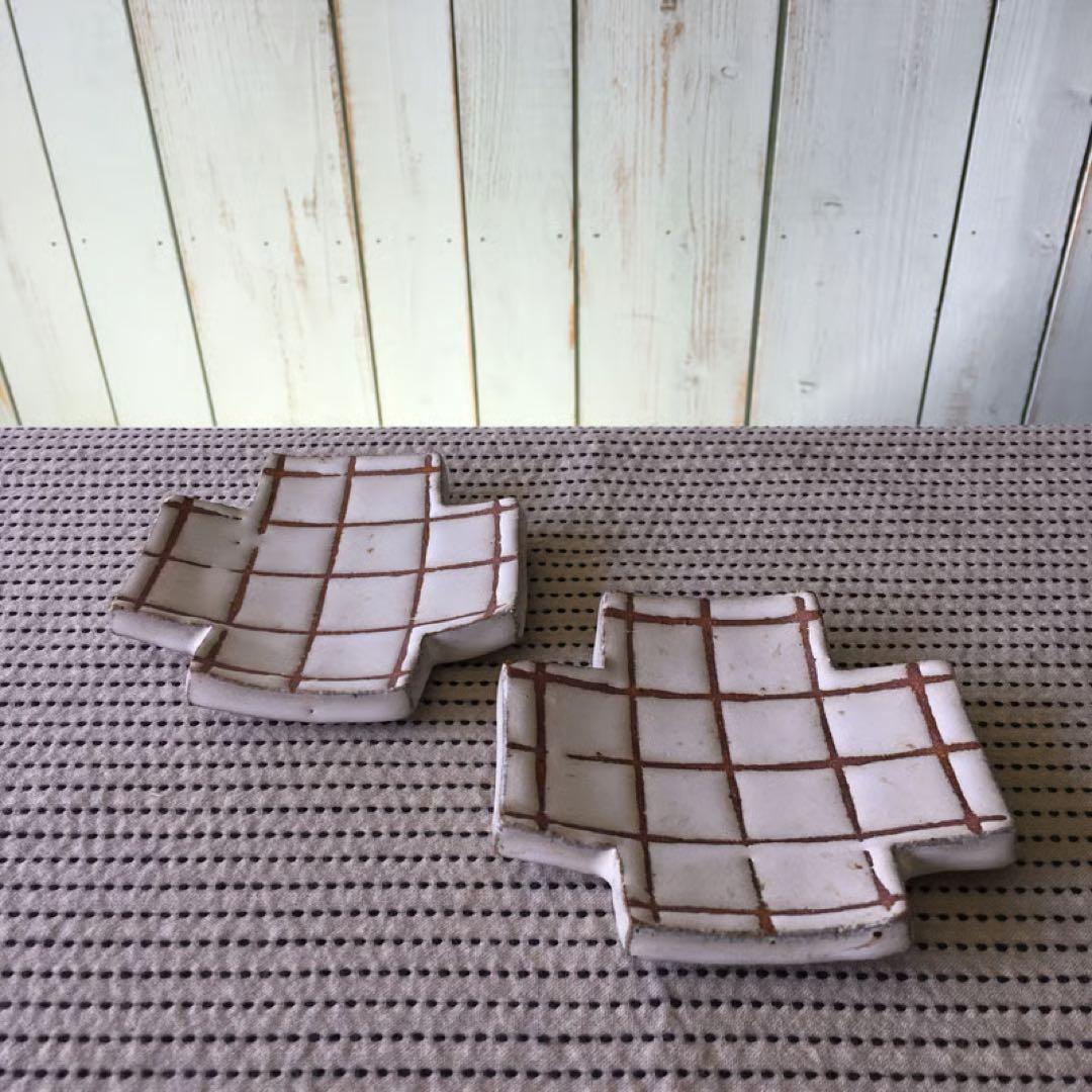 加藤恵津子さん クロス皿 4点セット