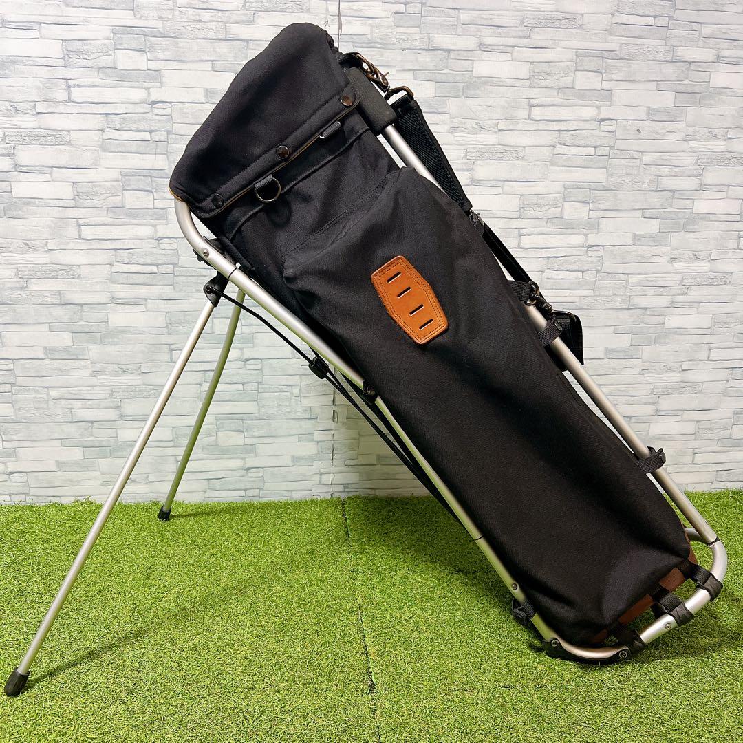 ★ミズノ ポーター キャディバッグ スタンド式 フレームウォーカー ブラック