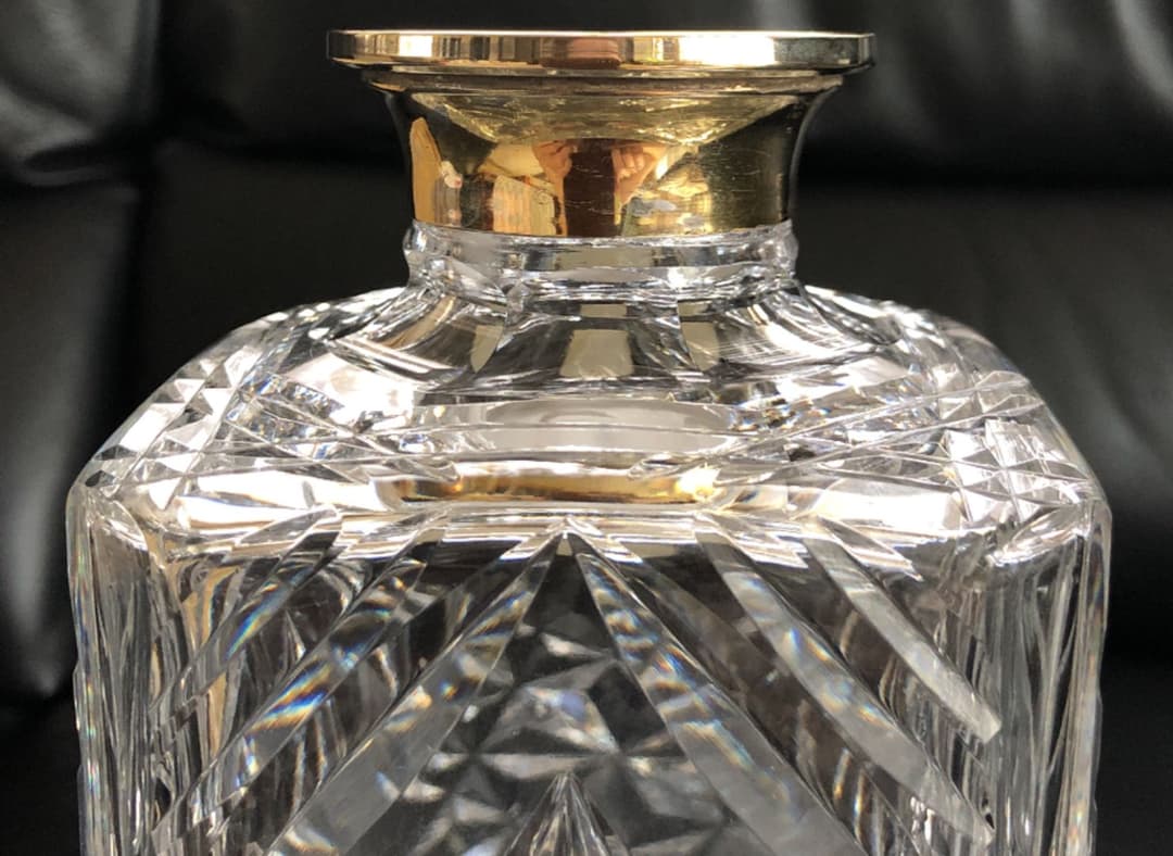 エジンバラクリスタル デカンタ