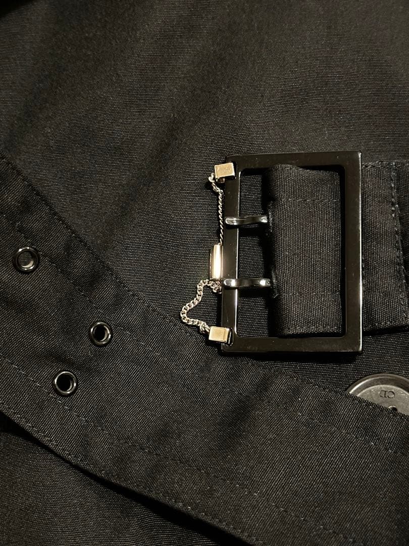 Dior ブラック トレンチコート