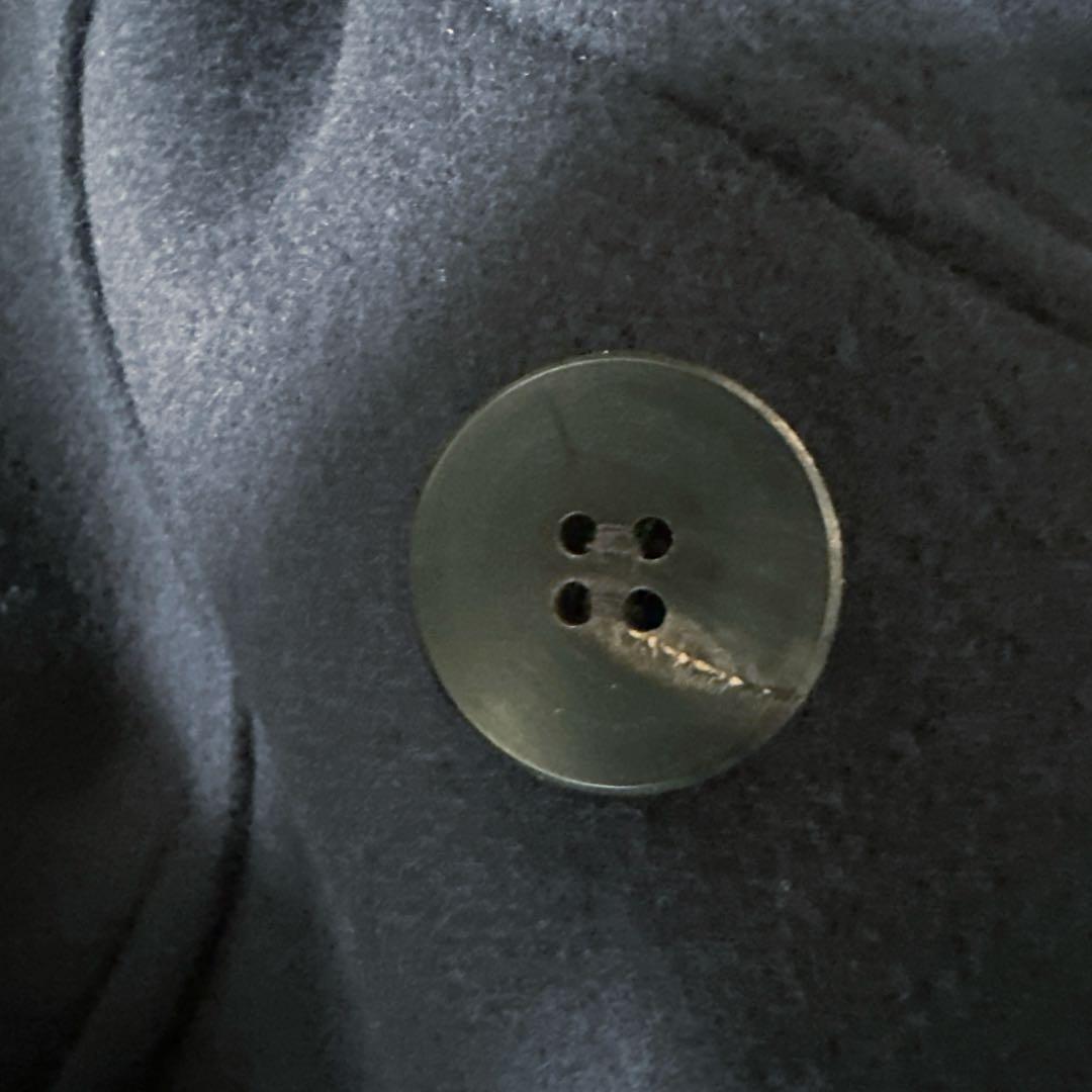 GALERIE VIE ダブルクロスショートビーバー フーデッドラグランコート