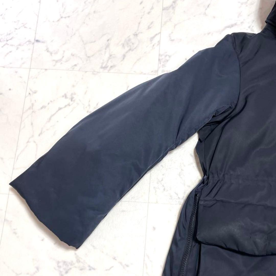 美品✨＋J ユニクロ ジルサンダー ハイブリッドダウンショートコート ネイビーM