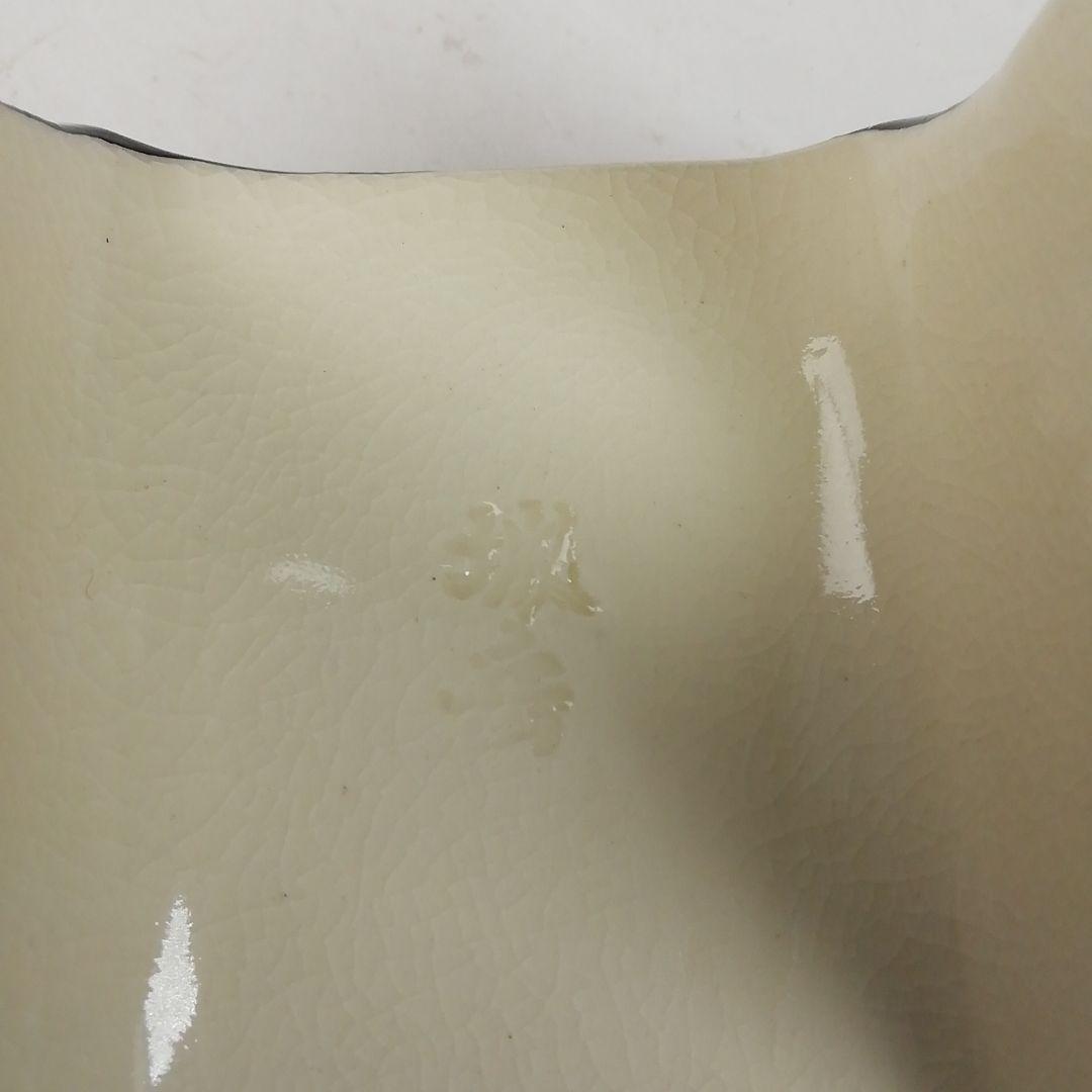 Ｗ４６　蓋置　『鞍　蓋置』『橋本城岳 造』　共箱　茶道具