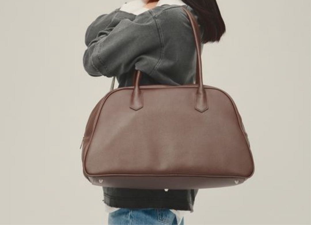 JEANASIS 【eL】Large Boston Bag ブラウン