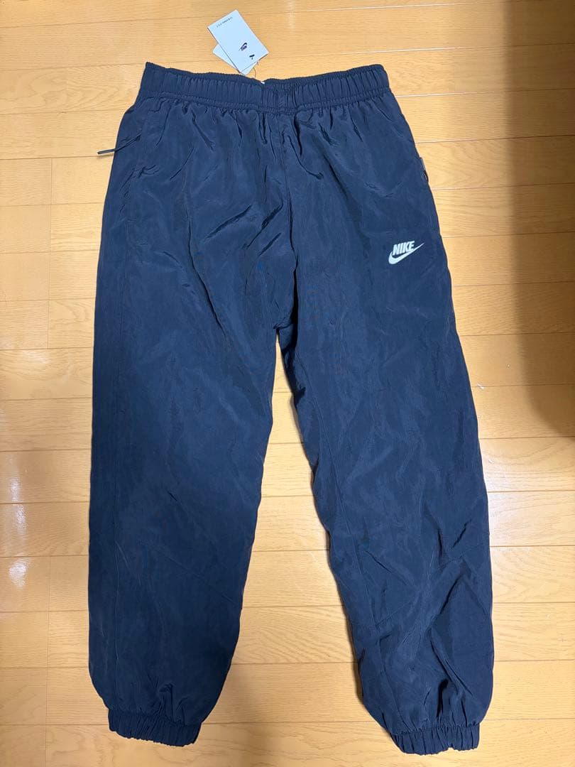 NIKE WR ウィンター ウーブン ブラック ナイロンパ