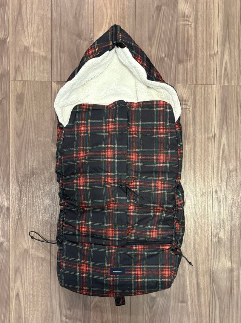 【ちぃ】エアバギー タータンチェック フットマフ ②セット