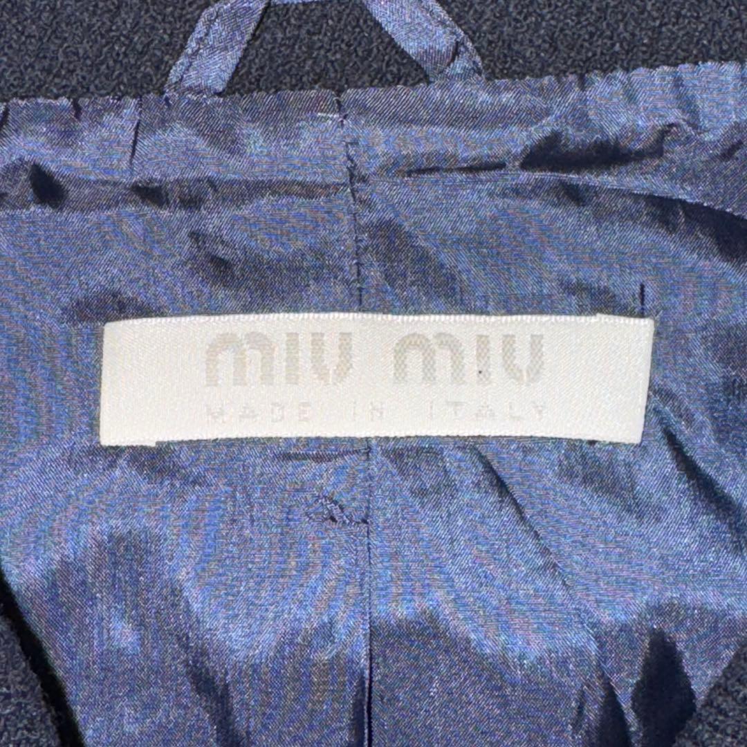 朱*9様 希少✨　archive miu miu ショートコート　ウールジャケッ