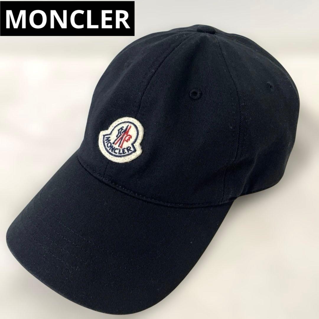 MONCLER BERRETTO 黒　モンクレール　ベースボールキャップ UNI