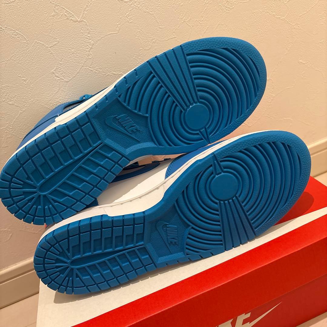 NIKE ダンク HI レーサーブルー　ホワイト　未使用　　 27.5