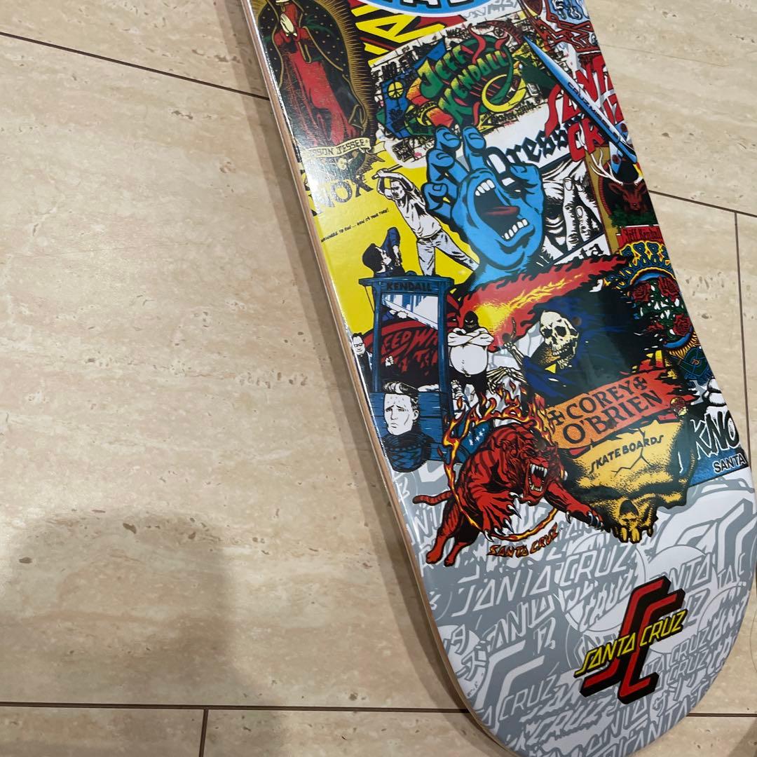 サンタクルーズ　スケボーデッキ掛時計 非売品 30周年記念限界　レア