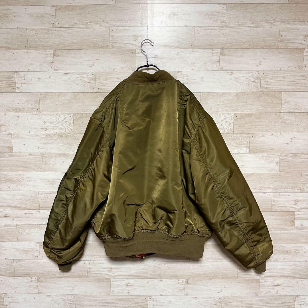 ✨USA製 90s アルファインダストリーズ MA-1 希少色 XL✨