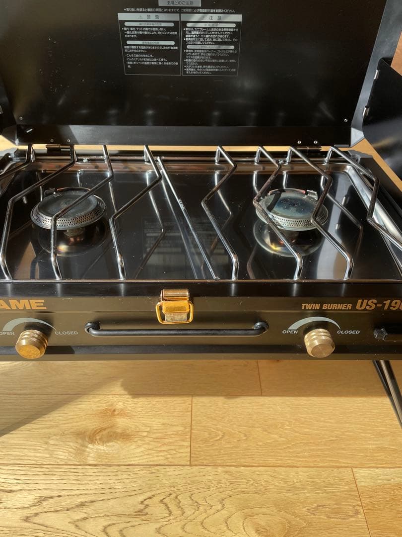 【バッグ付】UNIFLAME　ツインバーナー　US-1900　ブラック&ゴールド