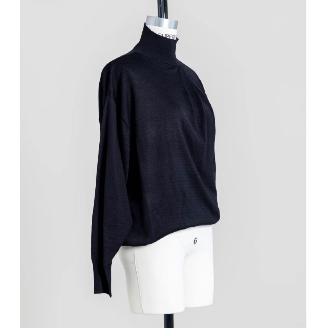 deres デレス 18th Artémis sweater ダークネイビー