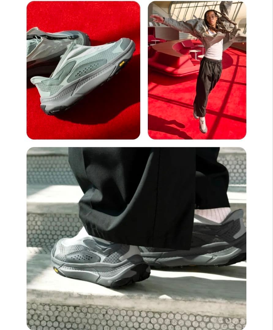 HOKA ONE ONE PROJECT TRANSPORT グレー 27