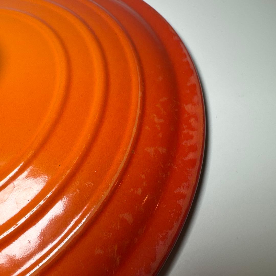 Le Creuset 鋳鉄製 両手鍋 オレンジ✨約24cm範囲内お値引きご相談⭕️