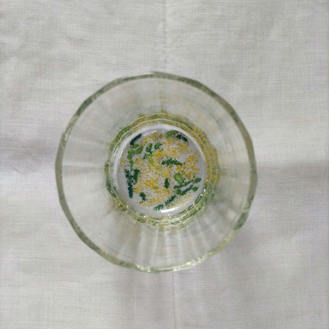 【6/22までの限定お値下げ】金津沙矢香さん　百花景グラス　ミモザ