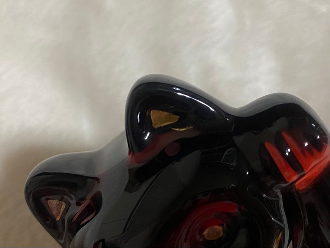 バカラ 招き猫 レッド