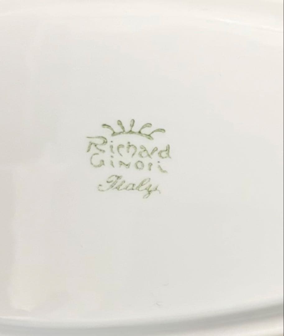 Richard Ginori オーバルプレート2枚セット イタリア製 箱なし美品