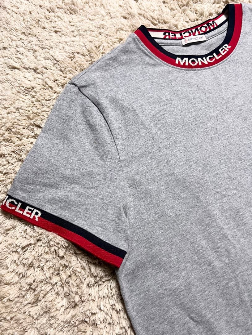 『美品』MONCLERモンクレール Tシャツ リンガー　 完売品　グレー