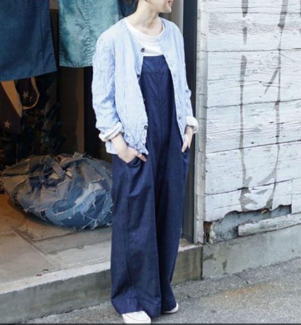 journal standard luxeミリタリーデニム ベアトップサロペット