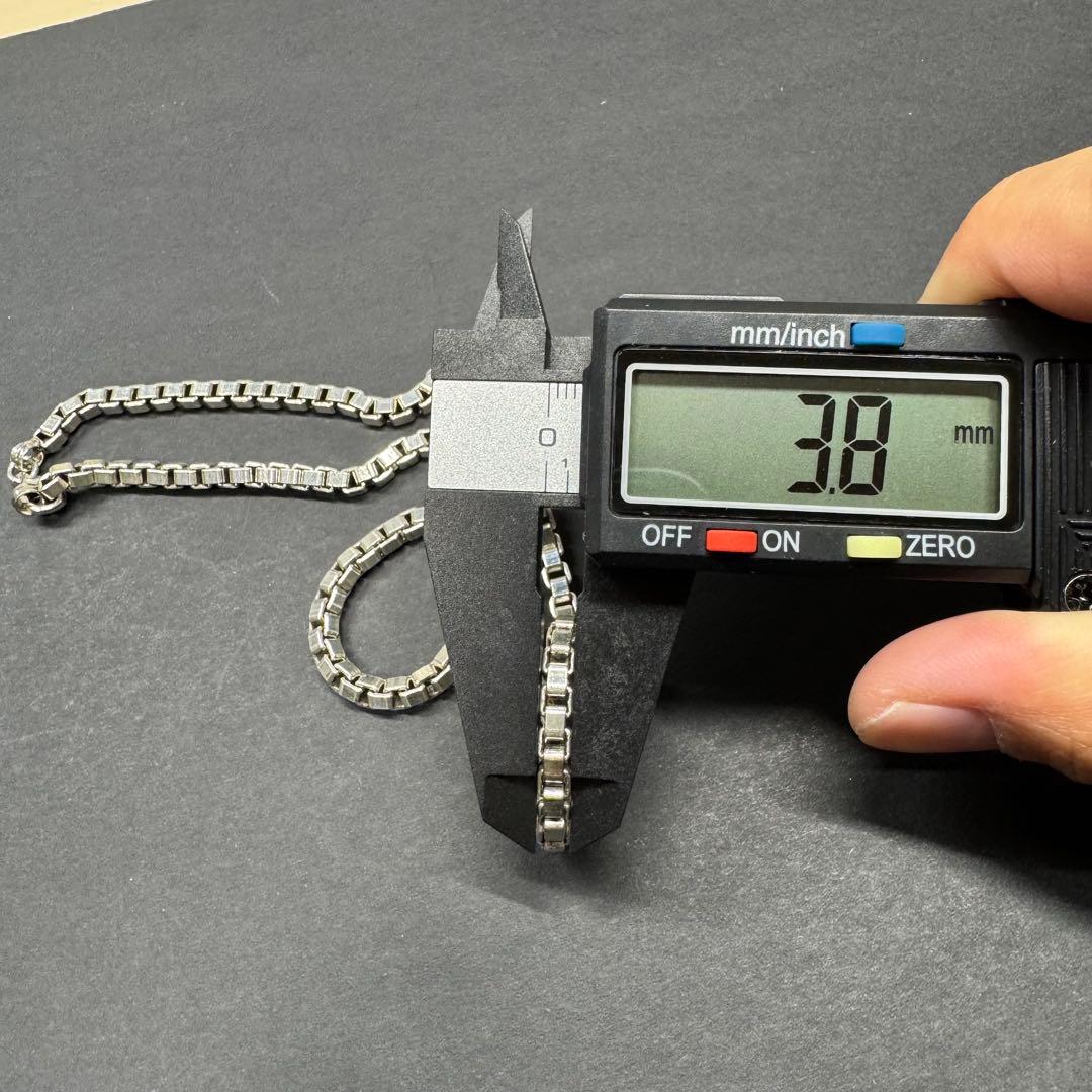 【45㎝ 36g 3.8㎜ 超太め】ベネチアンチェーン silver925