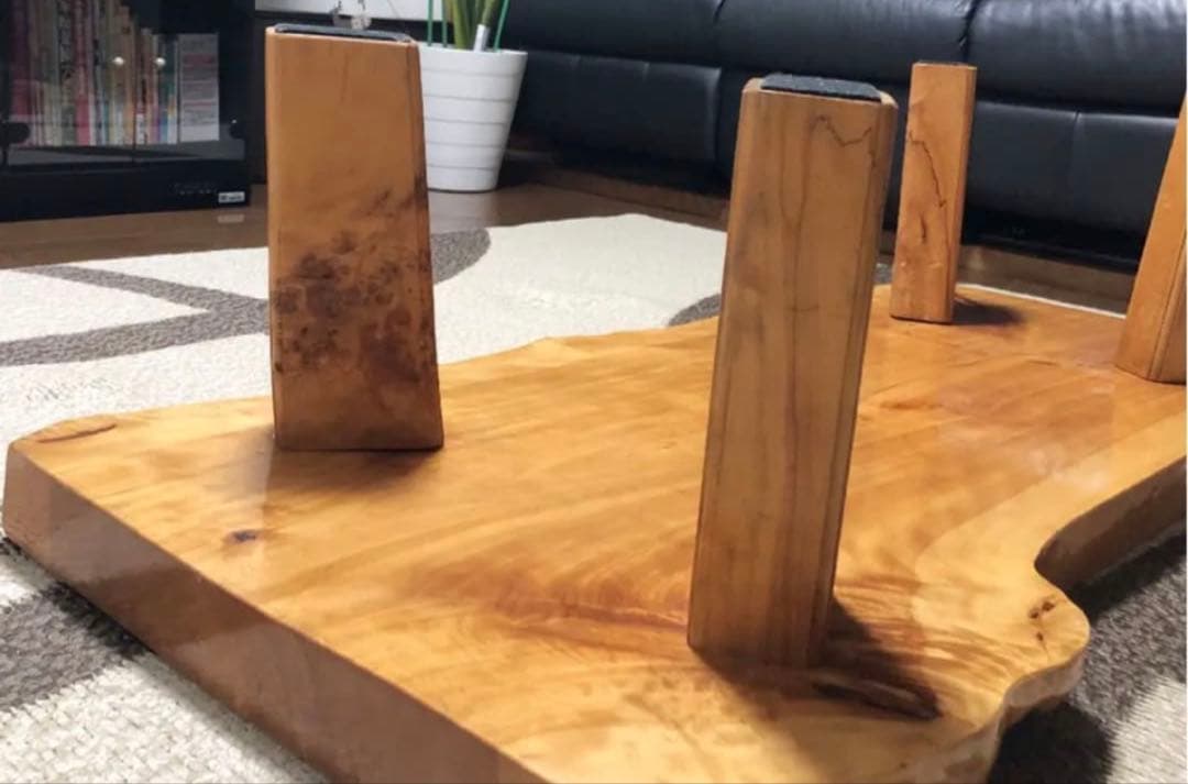 一枚板 無垢材 センターテーブル｜職人手作り・希少木材