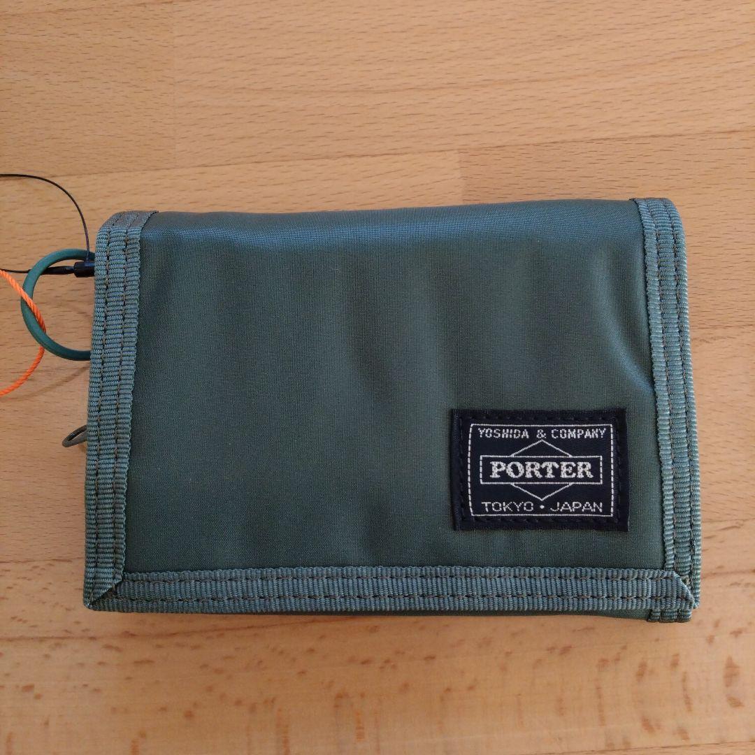 pafu【新品・未使用】PORTER カプセル カーキ 三つ折り財布