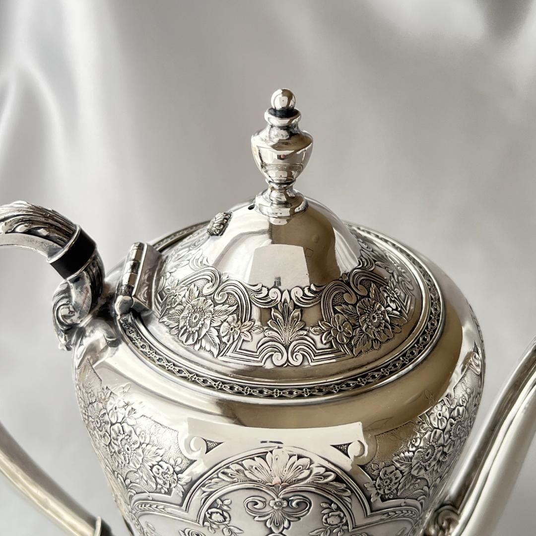 【Wilcox】 コーヒーセット 3点【シルバープレート】