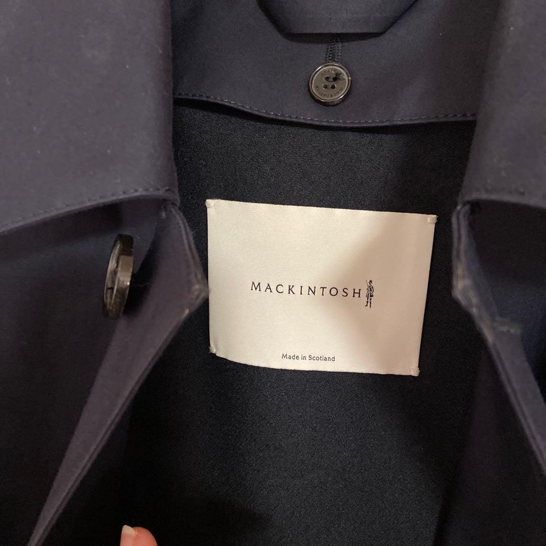 MACKINTOSH ネイビー ステンカラーコート
