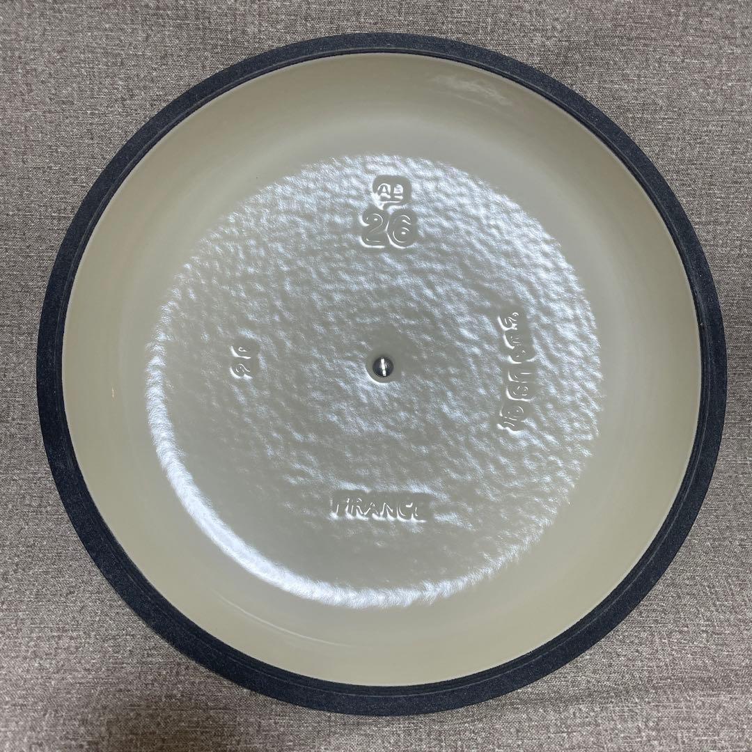 《未使用》ルクルーゼ わさび ビュッフェキャセロール 26cm