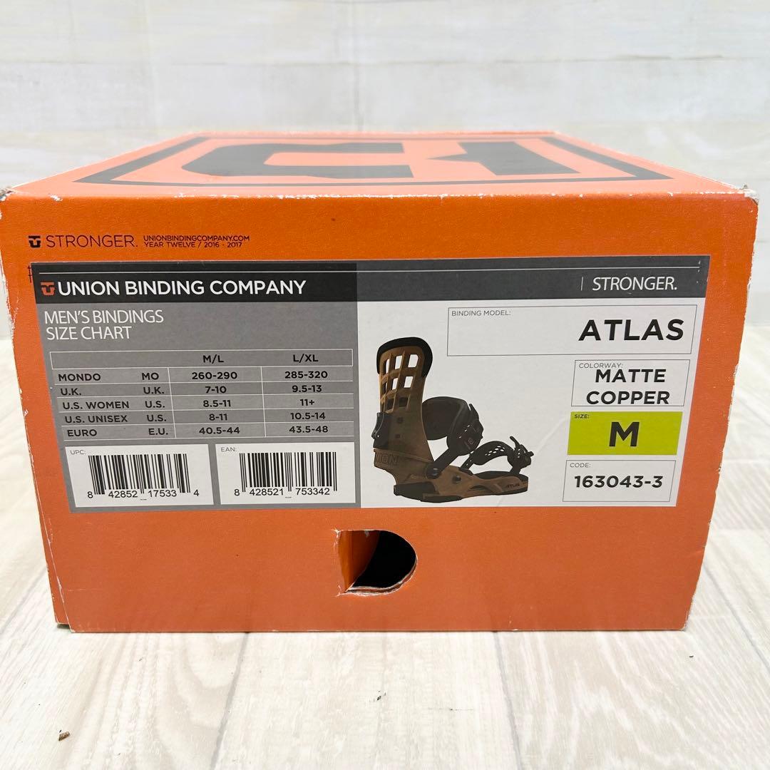 UNION　ATLAS　Mサイズ【箱・予備ビス付き】