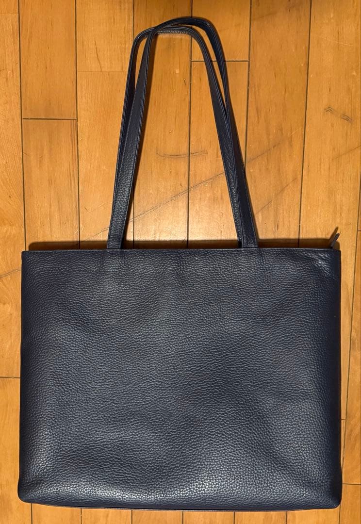 美品 HushTug ハッシュタグ トートバッグ ビジネスバッグ レザー 本革