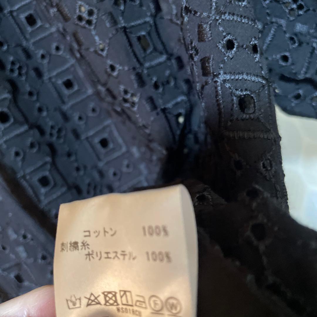 TOMORROWLAND ブラック刺繍シャツ