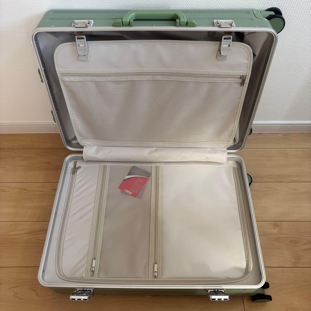 スーツケース M 65L フロントオープン キャリーケース USBポート 軽量
